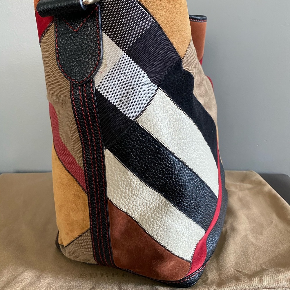 Burberry Medium Ashby Patchwork Tote Bag - Picture 4 of 15